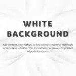 White PowerPoint Background & Google Slides Theme 1