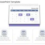 2025 Google Slides and PowerPoint Calendar Template Theme 2