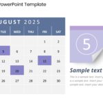 2025 Google Slides and PowerPoint Calendar Template Theme 20