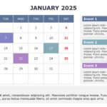 2025 Google Slides and PowerPoint Calendar Template Theme 25