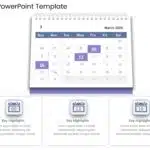 2025 Google Slides and PowerPoint Calendar Template Theme 3