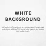 White PowerPoint Background & Google Slides Theme 2