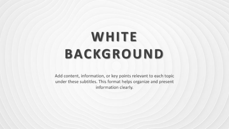 White PowerPoint Background & Google Slides Theme 2