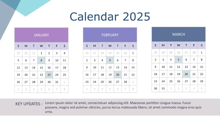 2025 Google Slides and PowerPoint Calendar Template Theme 37
