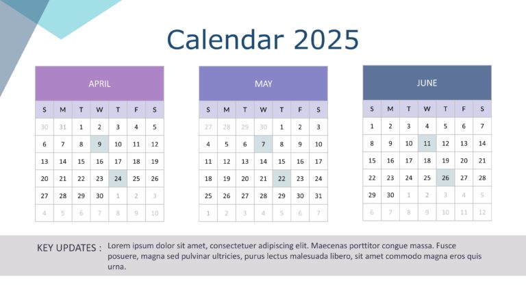 2025 Google Slides and PowerPoint Calendar Template Theme 38