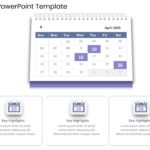 2025 Google Slides and PowerPoint Calendar Template Theme 4