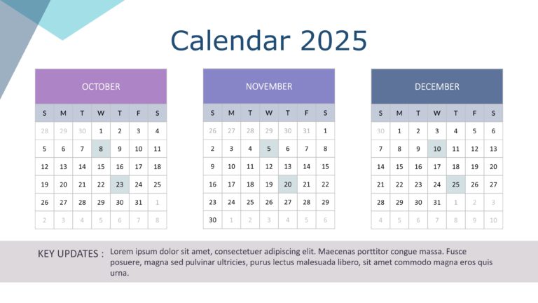 2025 Google Slides and PowerPoint Calendar Template Theme 40