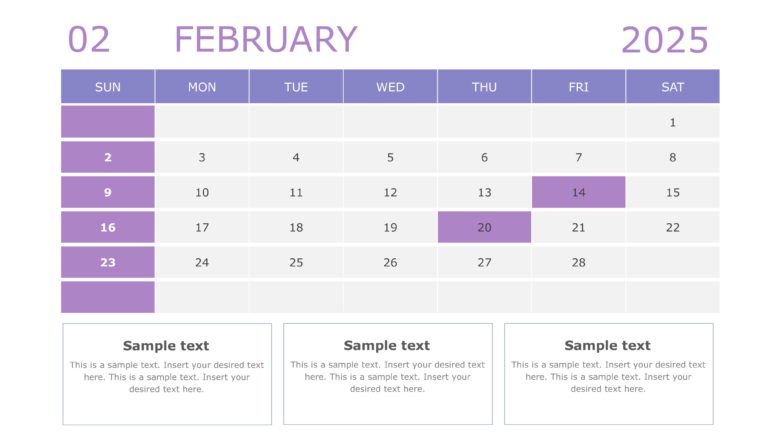 2025 Google Slides and PowerPoint Calendar Template Theme 43