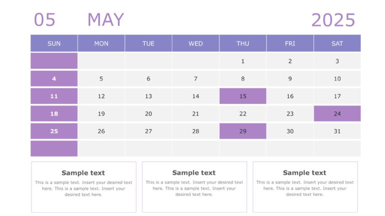 2025 Google Slides and PowerPoint Calendar Template Theme 46