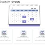 2025 Google Slides and PowerPoint Calendar Template Theme 5