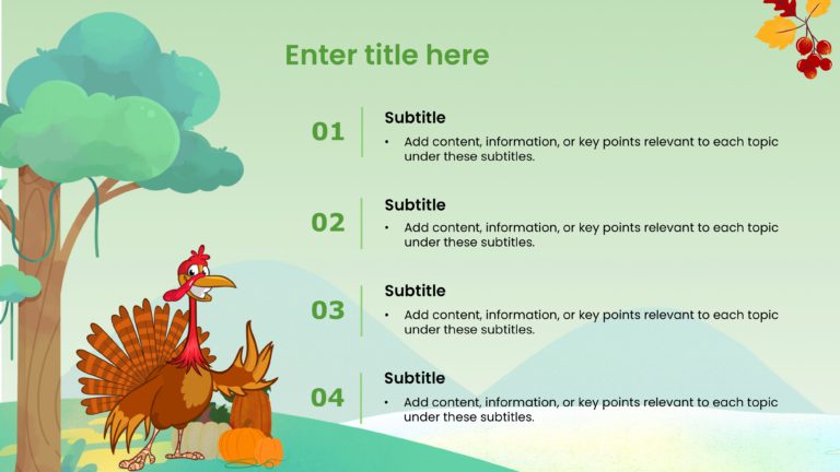 Thanksgiving Google Slide Theme & Google Slides Theme 4