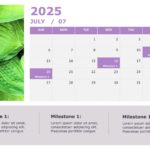 2025 Google Slides and PowerPoint Calendar Template Theme 60