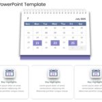 2025 Google Slides and PowerPoint Calendar Template Theme 7