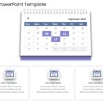 2025 Google Slides and PowerPoint Calendar Template Theme 9