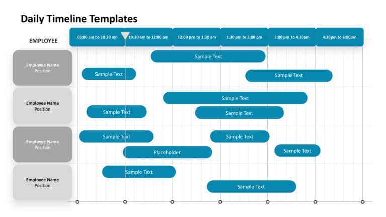 Daily Gantt Chart Presentation Templates & Google Slides Theme 10