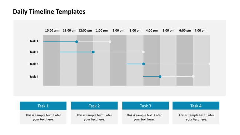 Daily Gantt Chart Presentation Templates & Google Slides Theme 1