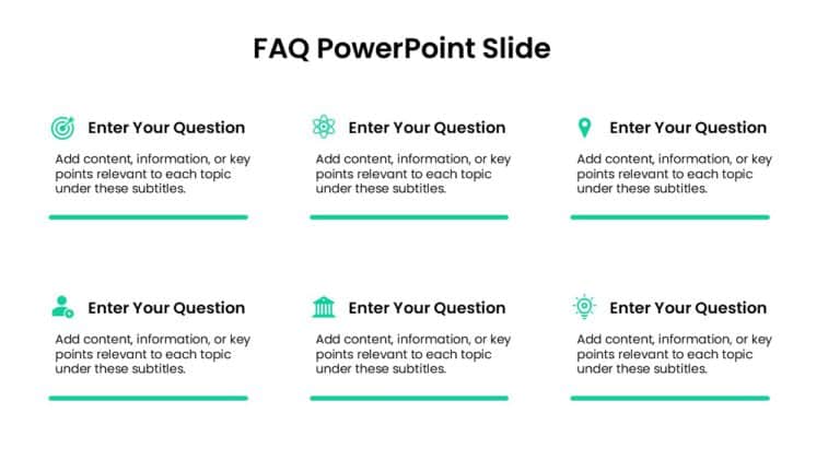 FAQ PowerPoint Slide & Google Slides Theme