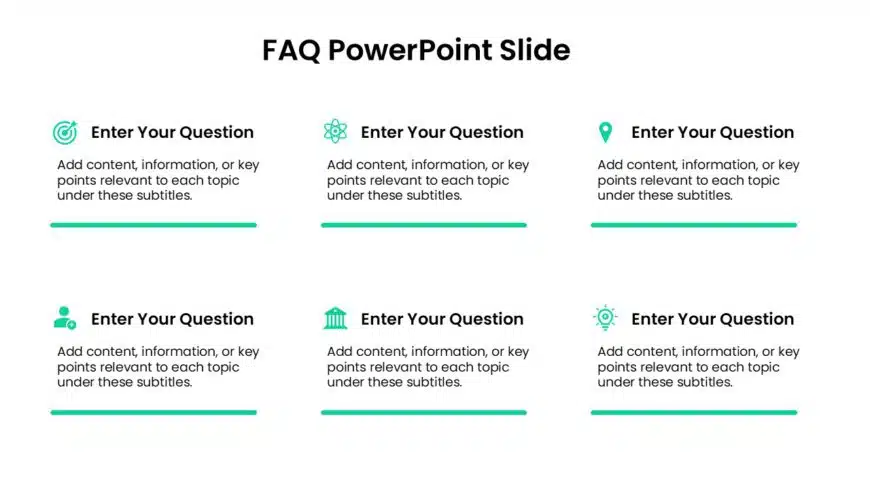 FAQ PowerPoint Slide