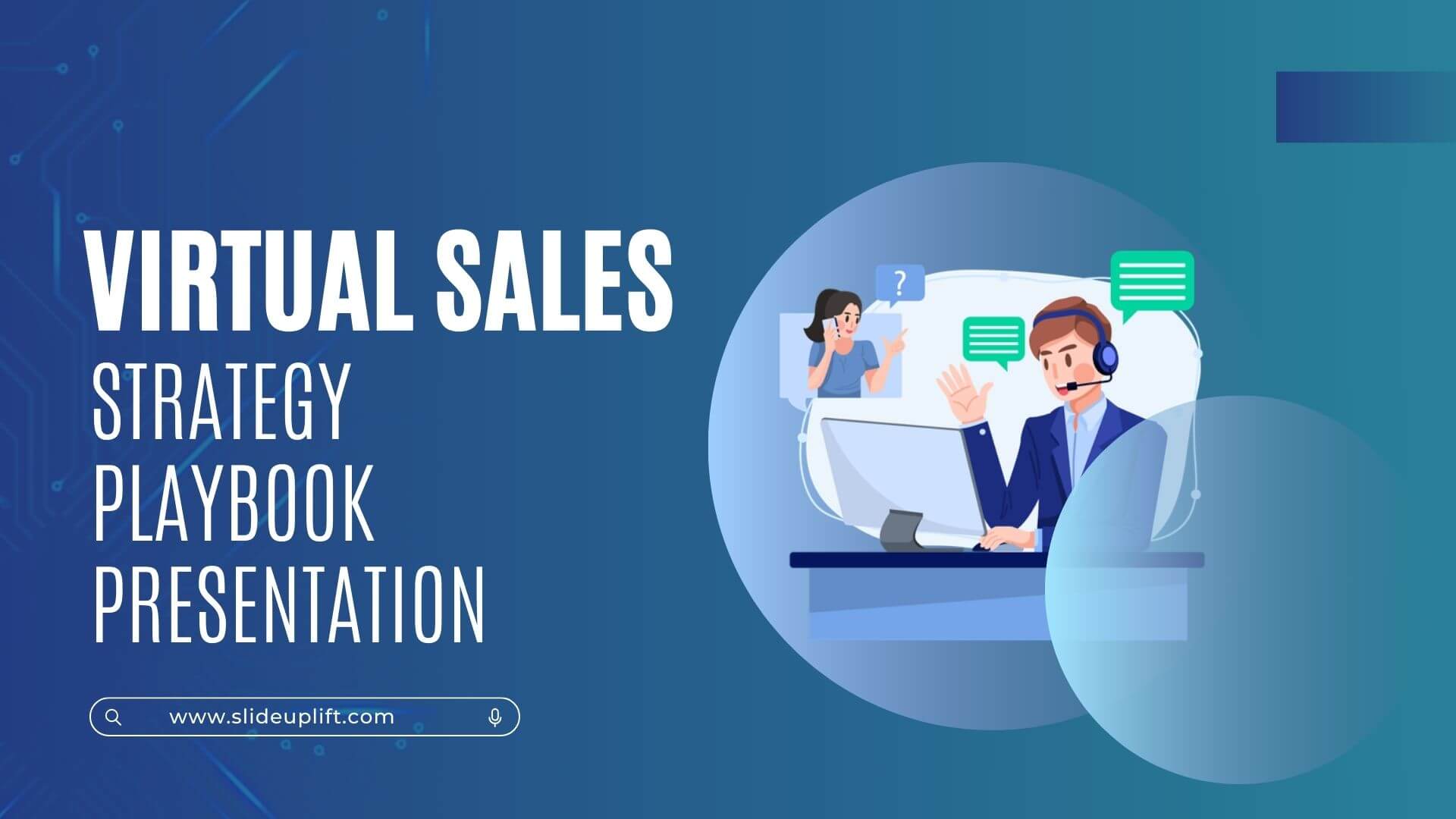 Virtual Sales Engineer Virtual Sales Strategy Playbook Presentation