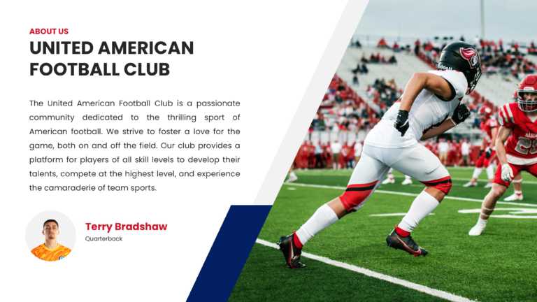 American Football PowerPoint & Google Slides Theme Theme 2