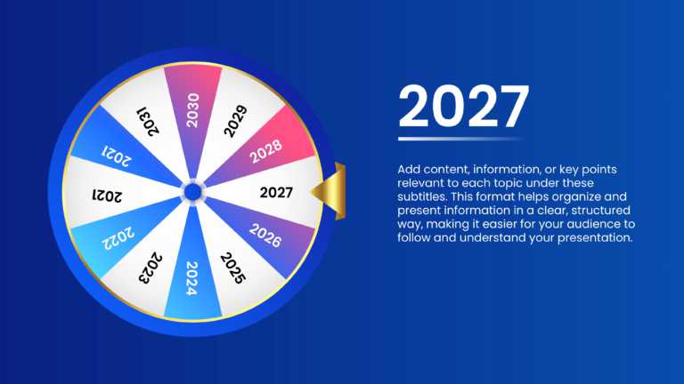 Animated Timeline Wheel Template for PowerPoint & Google Slides Theme 12