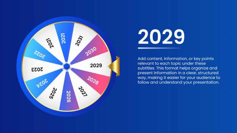 Animated Timeline Wheel Template for PowerPoint & Google Slides Theme 14