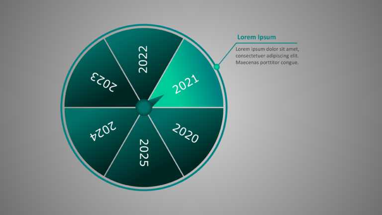 Animated Timeline Wheel Template for PowerPoint & Google Slides Theme 1