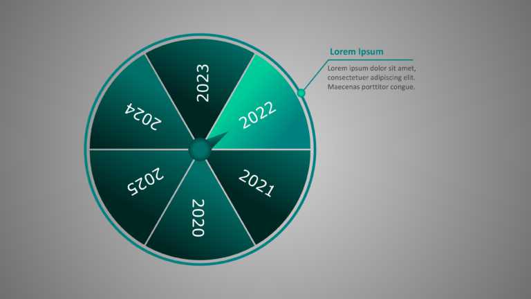 Animated Timeline Wheel Template for PowerPoint & Google Slides Theme 2