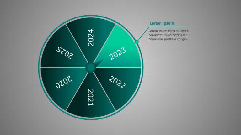 Animated Timeline Wheel Template for PowerPoint & Google Slides Theme 3