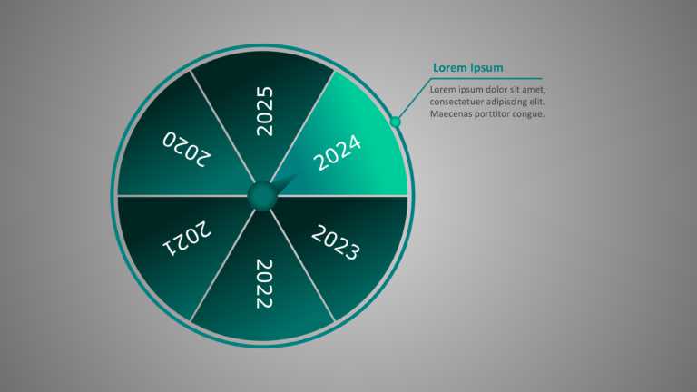 Animated Timeline Wheel Template for PowerPoint & Google Slides Theme 4