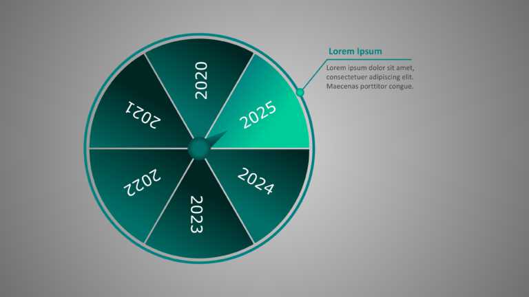 Animated Timeline Wheel Template for PowerPoint & Google Slides Theme 5