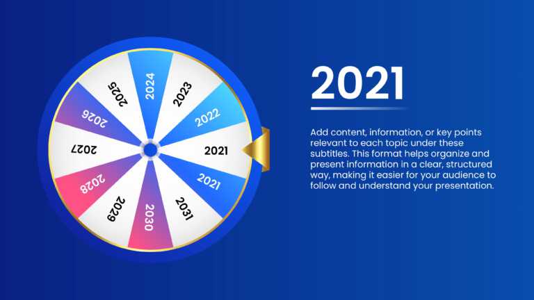 Animated Timeline Wheel Template for PowerPoint & Google Slides Theme 6