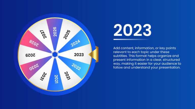 Animated Timeline Wheel Template for PowerPoint & Google Slides Theme 8