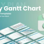 Daily Gantt Chart Presentation Templates & Google Slides Theme