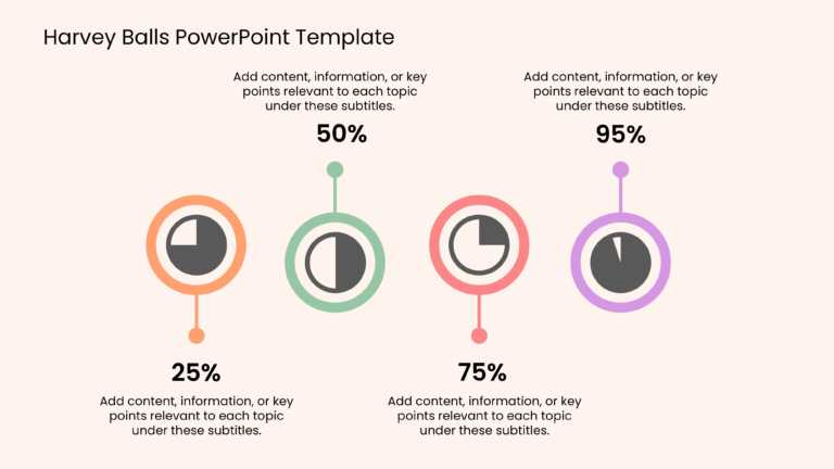 Harvey Balls 15 PowerPoint Template & Google Slides Theme 1