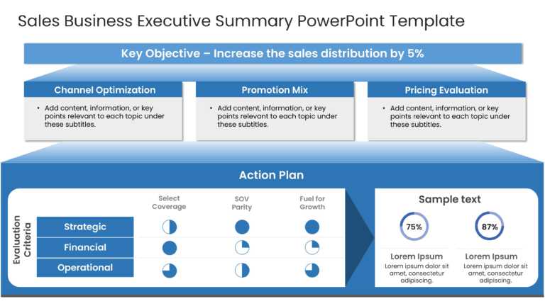 Sales Business Executive Summary PowerPoint Template & Google Slides Theme 1