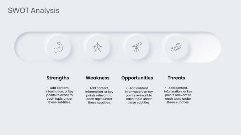 HR SWOT Analysis PowerPoint Template & Google Slides Theme 1