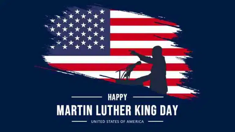 Martin Luther King Background For PowerPoint Template