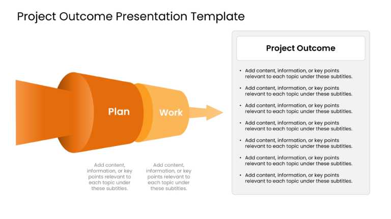 Project Outcome Presentation Template