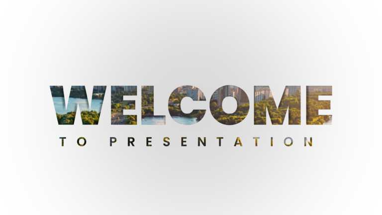 Animated Gradient Welcome Presentation Template & Google Slides Theme 1