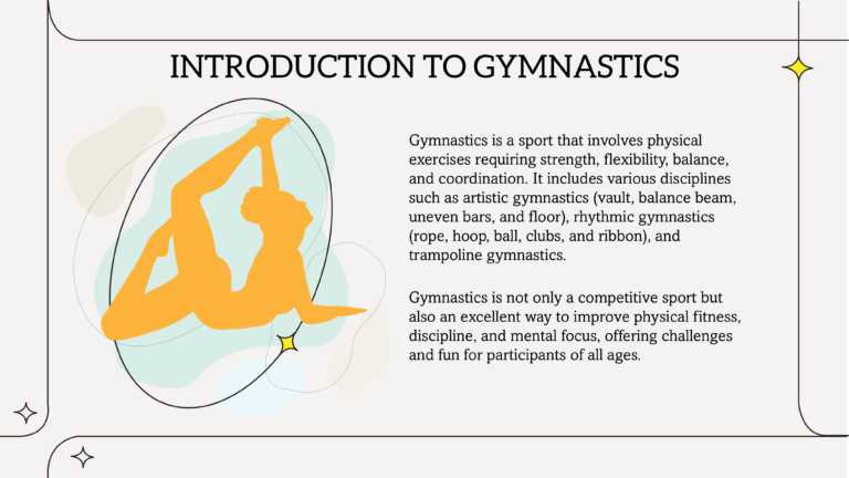 Minimalist Gymnastics Presentation Theme & Google Slides Theme 2