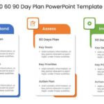 Animated Blue and Gray 30-60-90 Day Business Planning Columns Presentation Template & Google Slides Theme 1