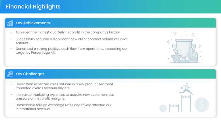 Financial Performance QBR PowerPoint Theme & Google Slides Theme 1