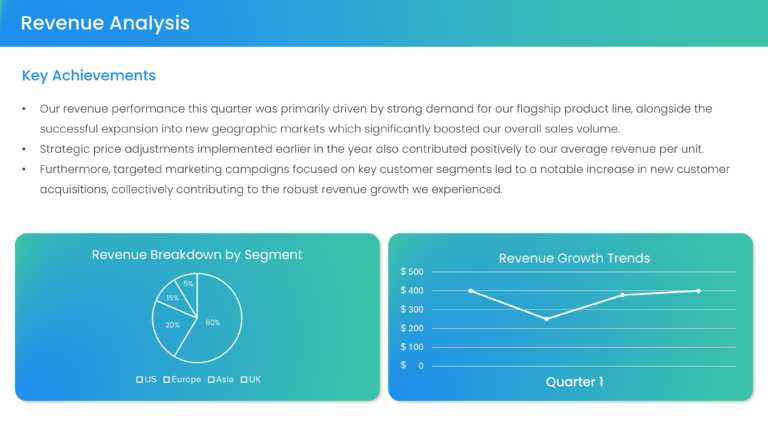 Financial Performance QBR PowerPoint Theme & Google Slides Theme 2