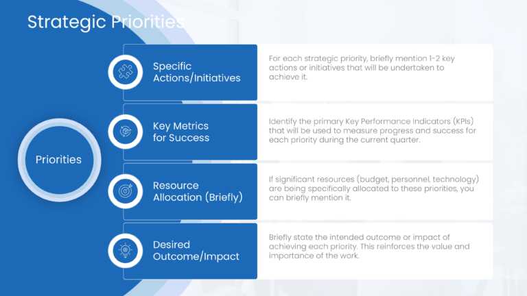 Strategic Alignment QBR PowerPoint Theme & Google Slides Theme 5