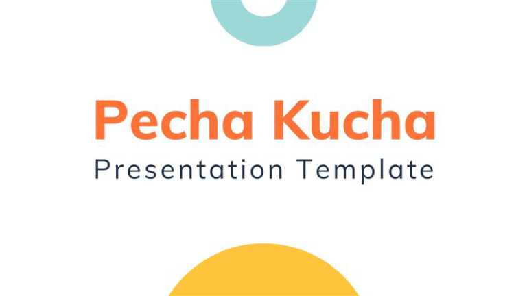 Pecha Kucha Presentations Template