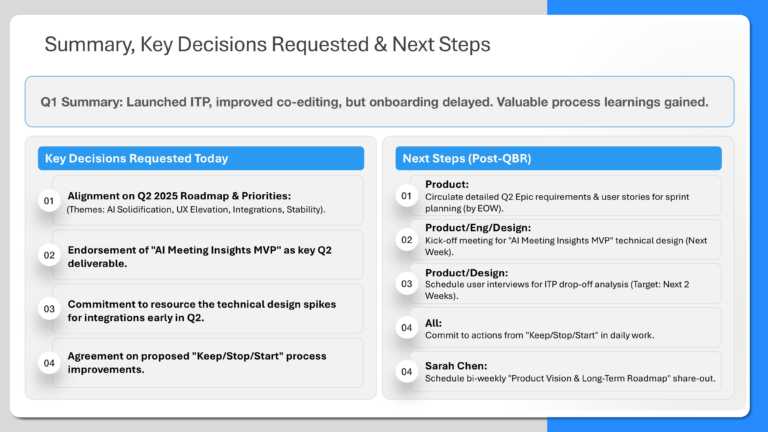 Professional QBR Slide Deck & Google Slides Theme 18