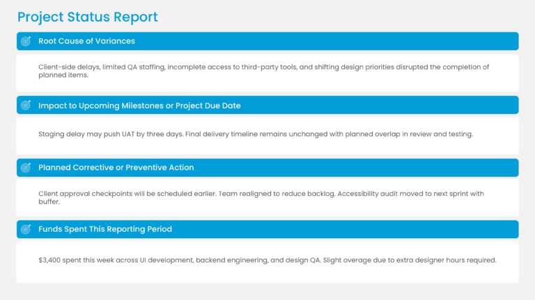 Project Status Update Presentation Template & Google Slides Theme 2