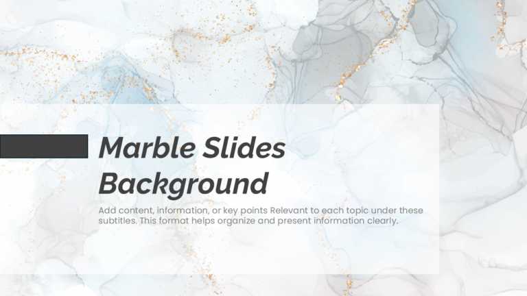 Blue Smoke Marble Background For Presentations