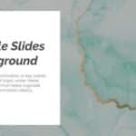 Green Watercolor Marble Design For Presentations & Google Slides Theme